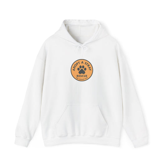 Adopt a Shelter Rescue Hoodie — Paw Print Animal Rescue Support Sweatshirt