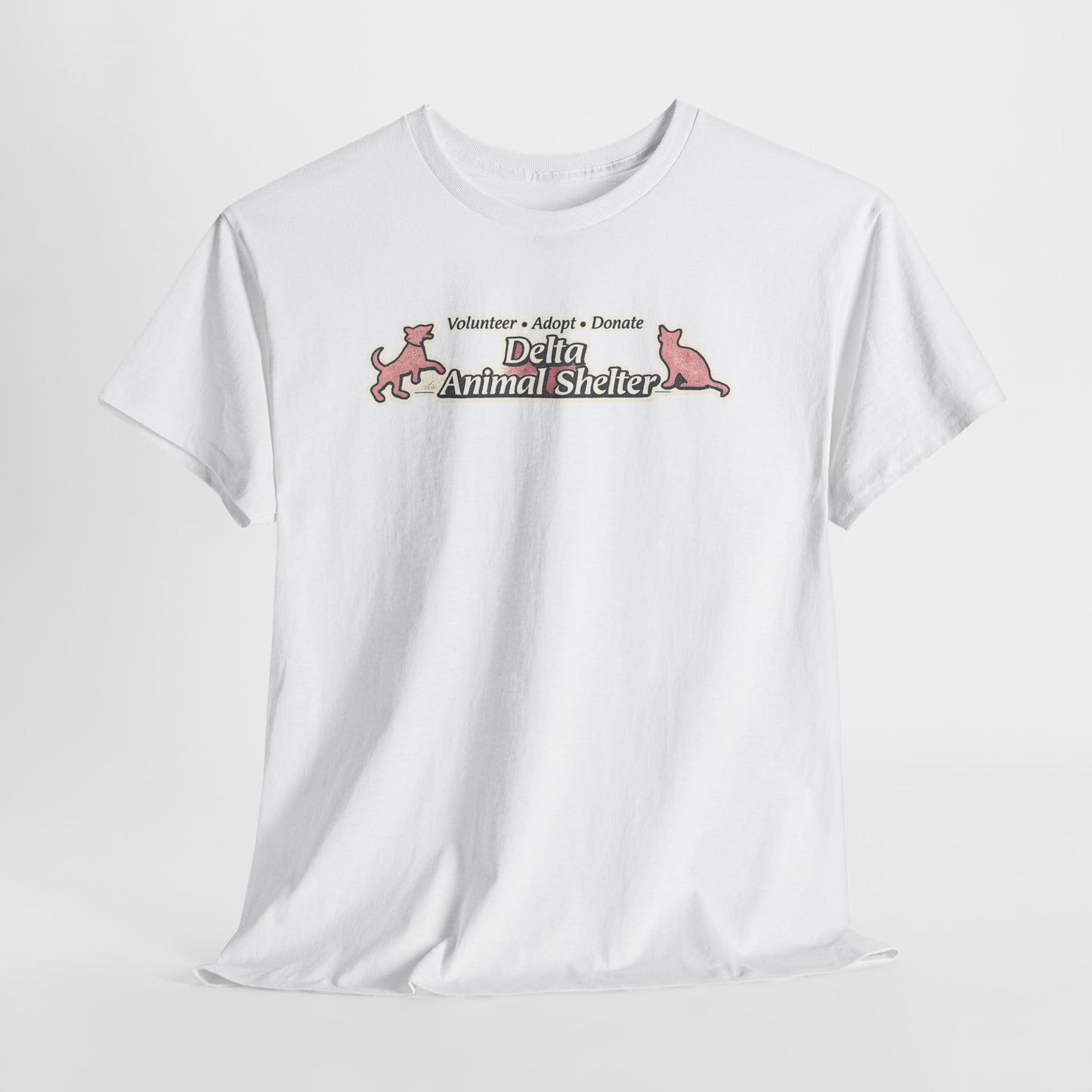 Delta Animal Shelter Volunteer "Retro" Collection T-Shirt (Internal)