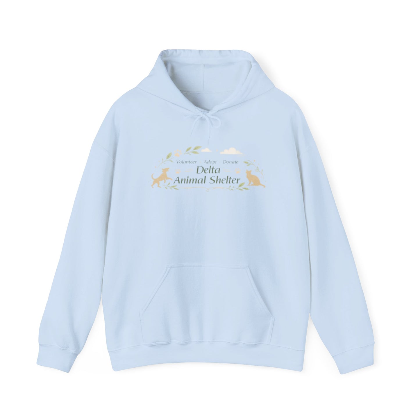 Delta Animal Shelter "Eco Style" Unisex Heavy Blend™ Hooded Sweatshirt