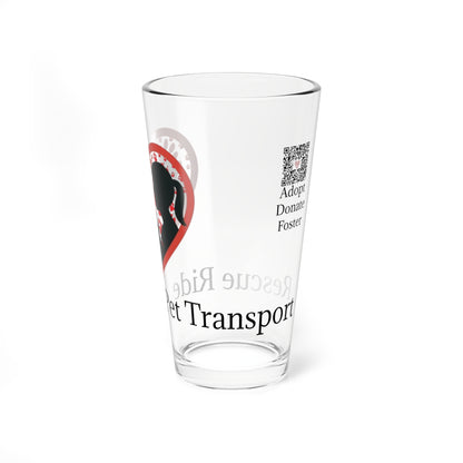 Rescue Rider Mixing Glass - 16oz Dog Lover Drinkware