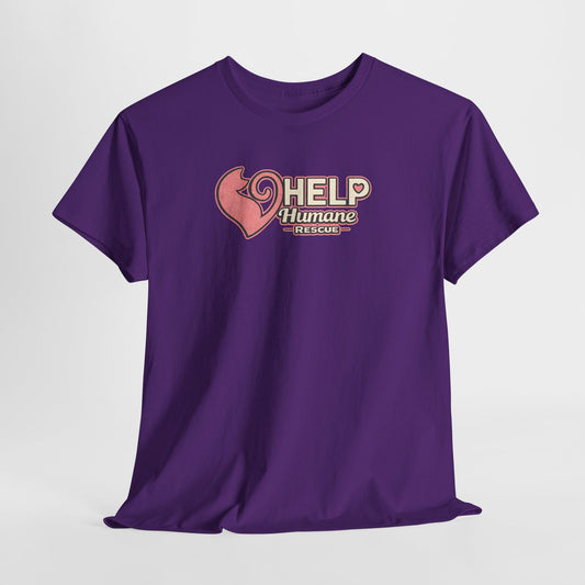NEW!  Retro Style Help Humane Fundraising T-Shirt