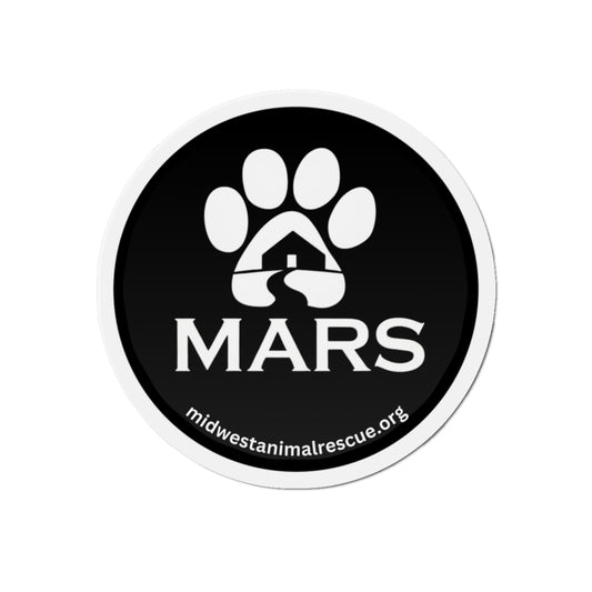 MARS B/W Rescue Logo Magnet
