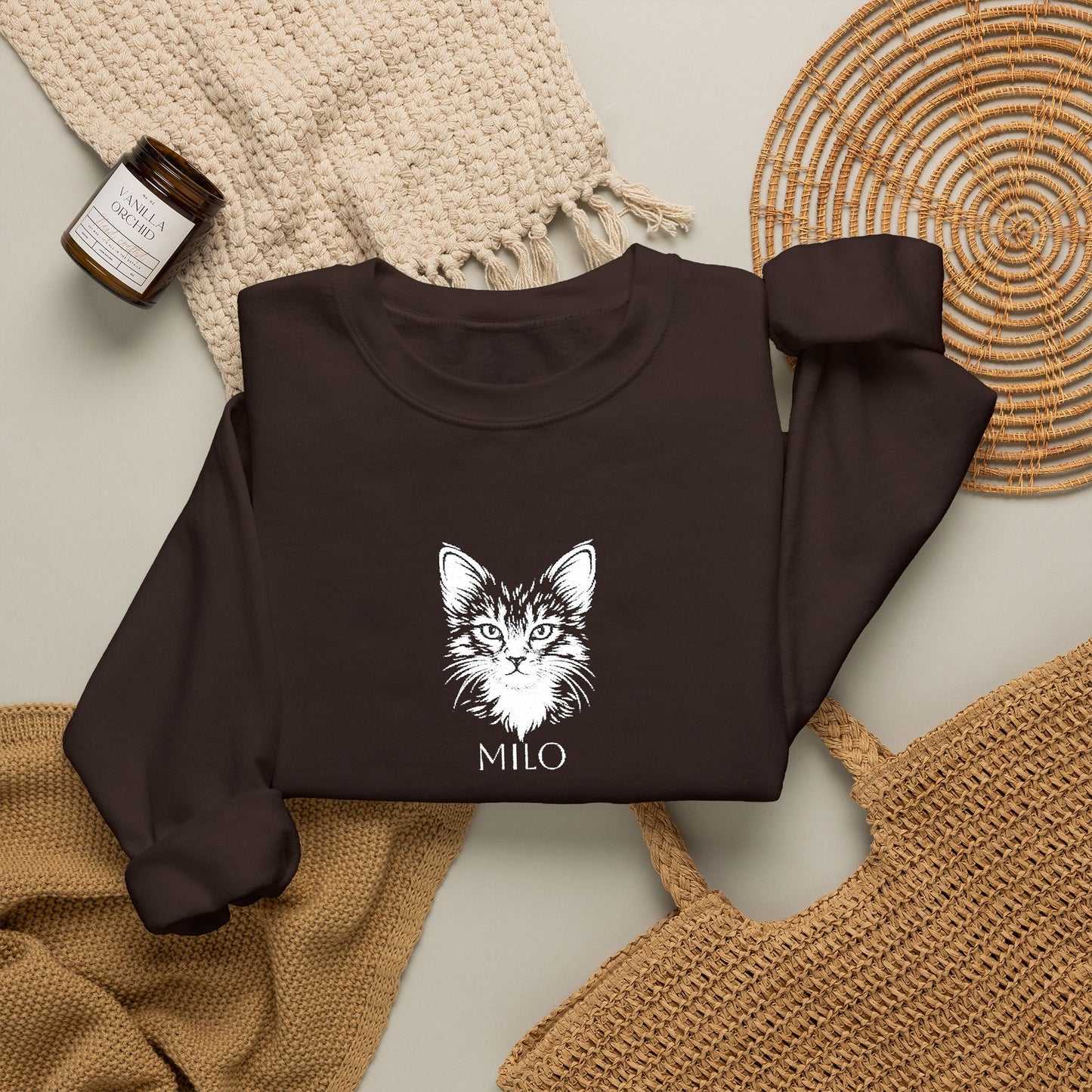 Personalized Embroidered Crewneck Sweatshirt