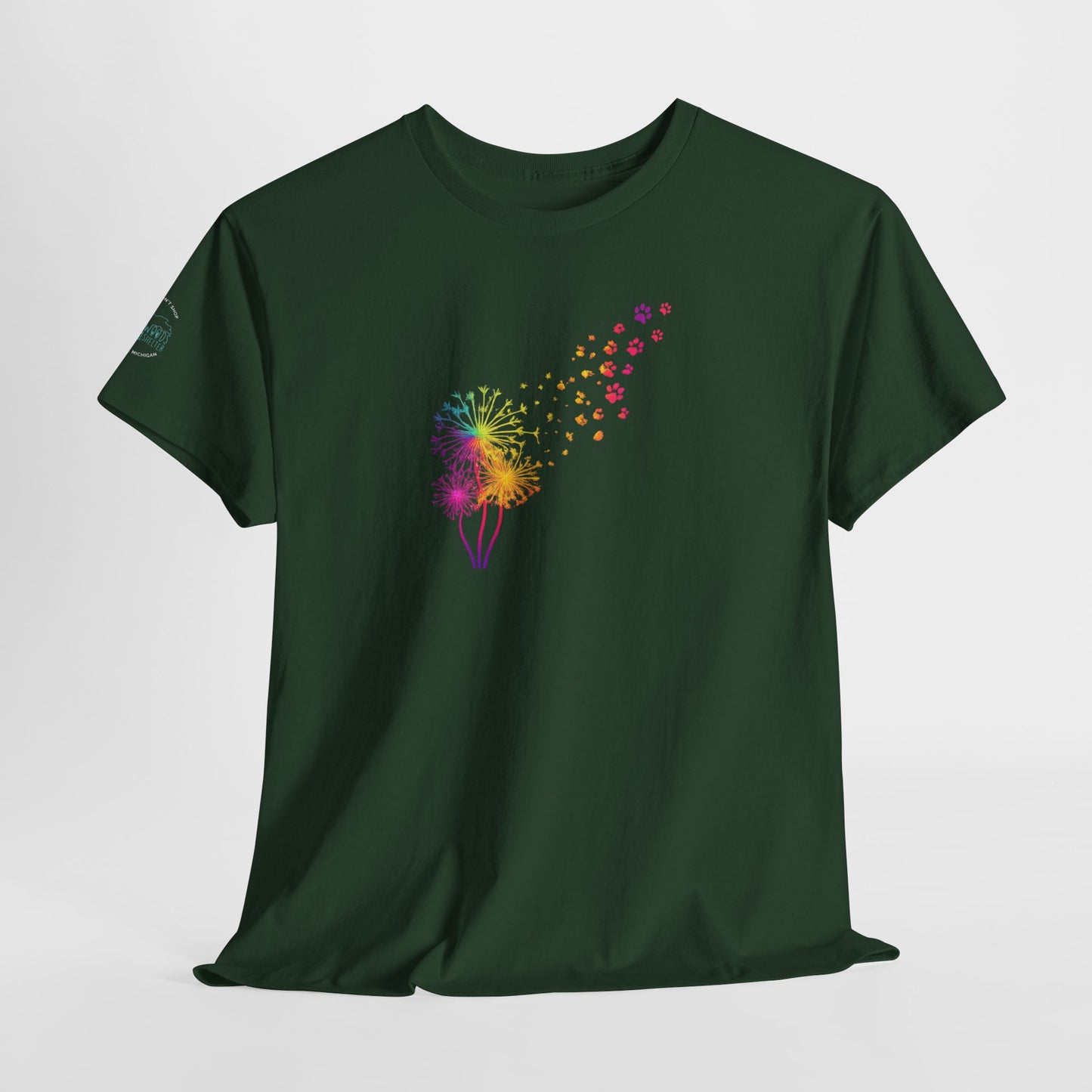 Northwoods Dandelion Rainbow Tee