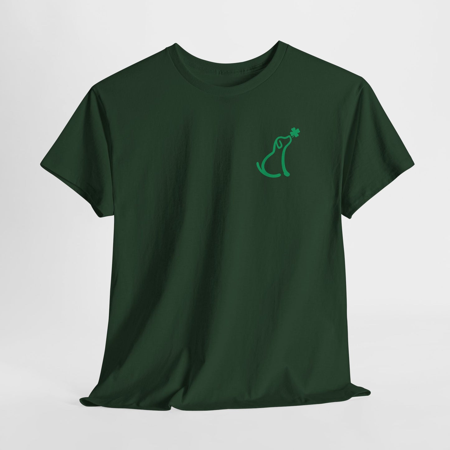 Delta Animal Shelter Dog Logo St. Patrick's Day Tee