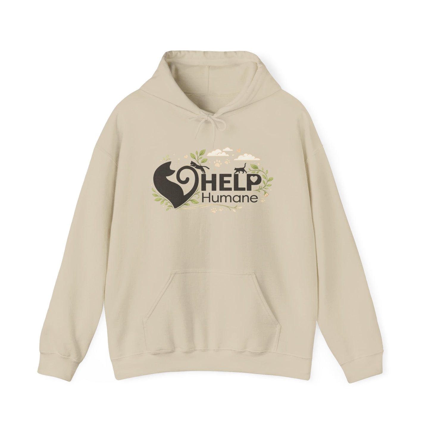 NEW! Eco Style Help Humane Logo Hoodie