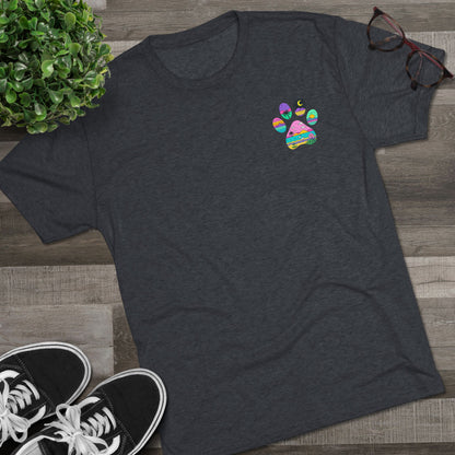 Delta Animal Shelter Tri-Blend Summer Days Paw Print T-Shirt