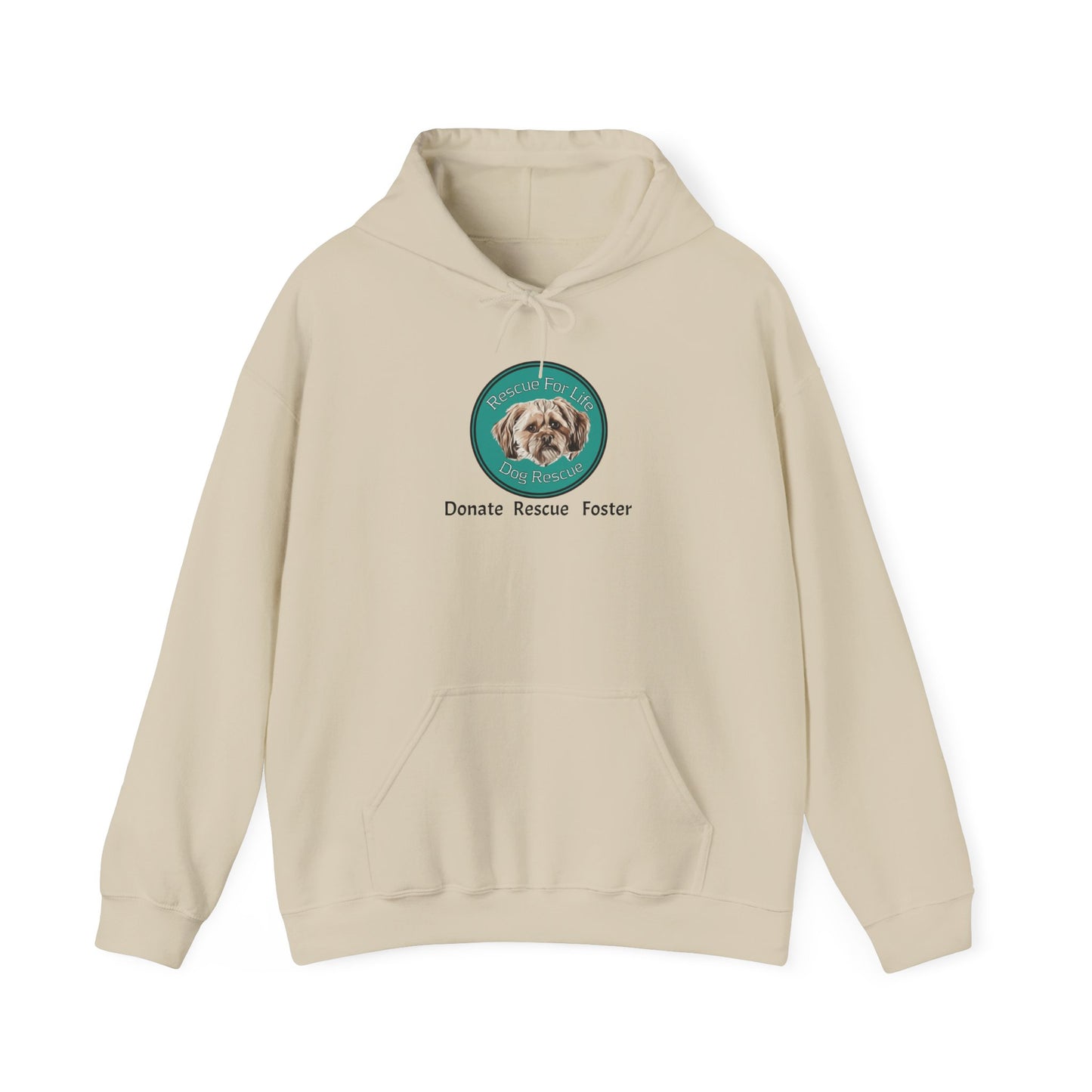 Rescue for Life "Donate Rescue Foster" Hoodie