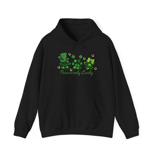 Staff Inventory Delta Animal Shelter Paws-itevely Lucky Hoodie - Delta Logo on Back