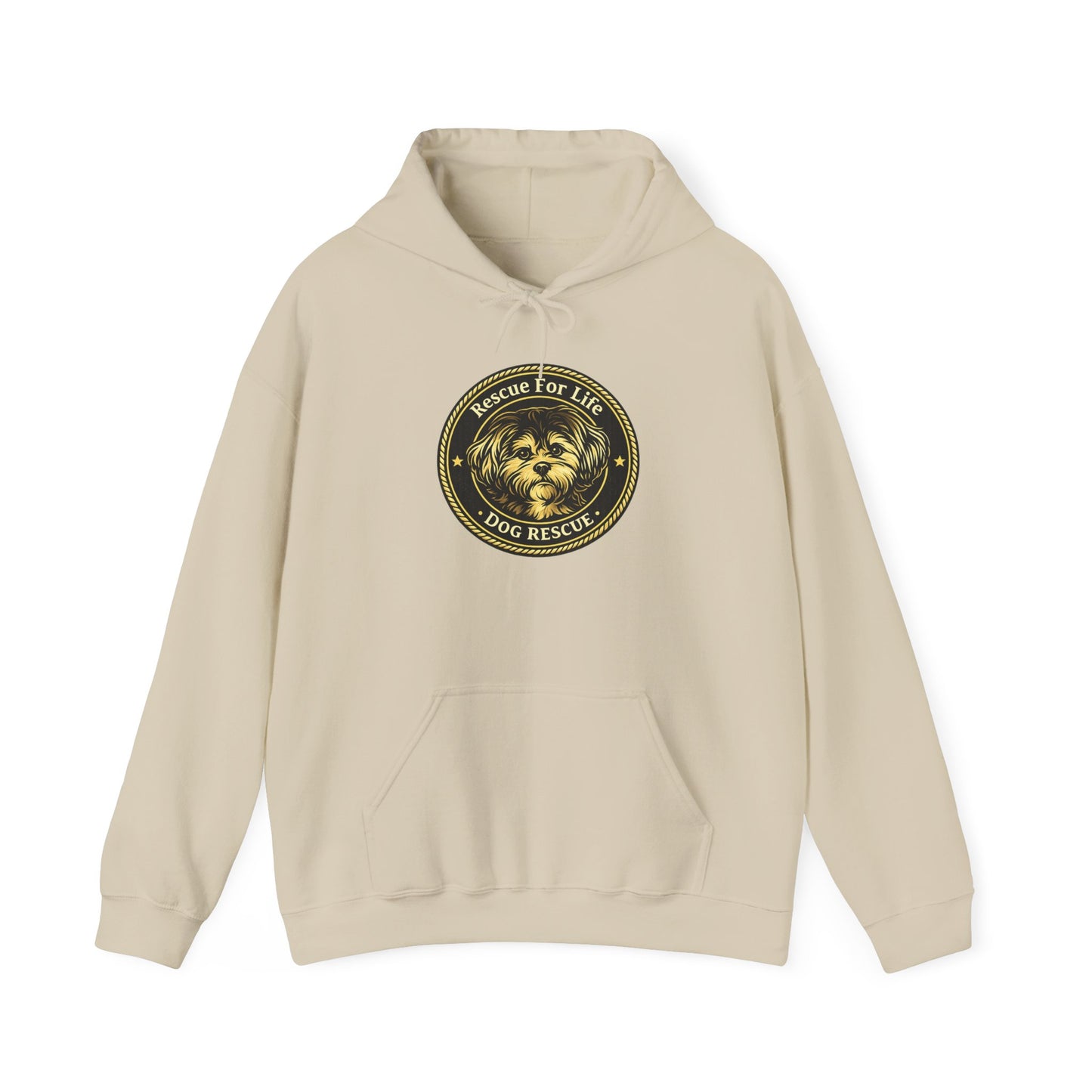 Rescue for Life Dog Rescue Hoodie "Badge" Collection
