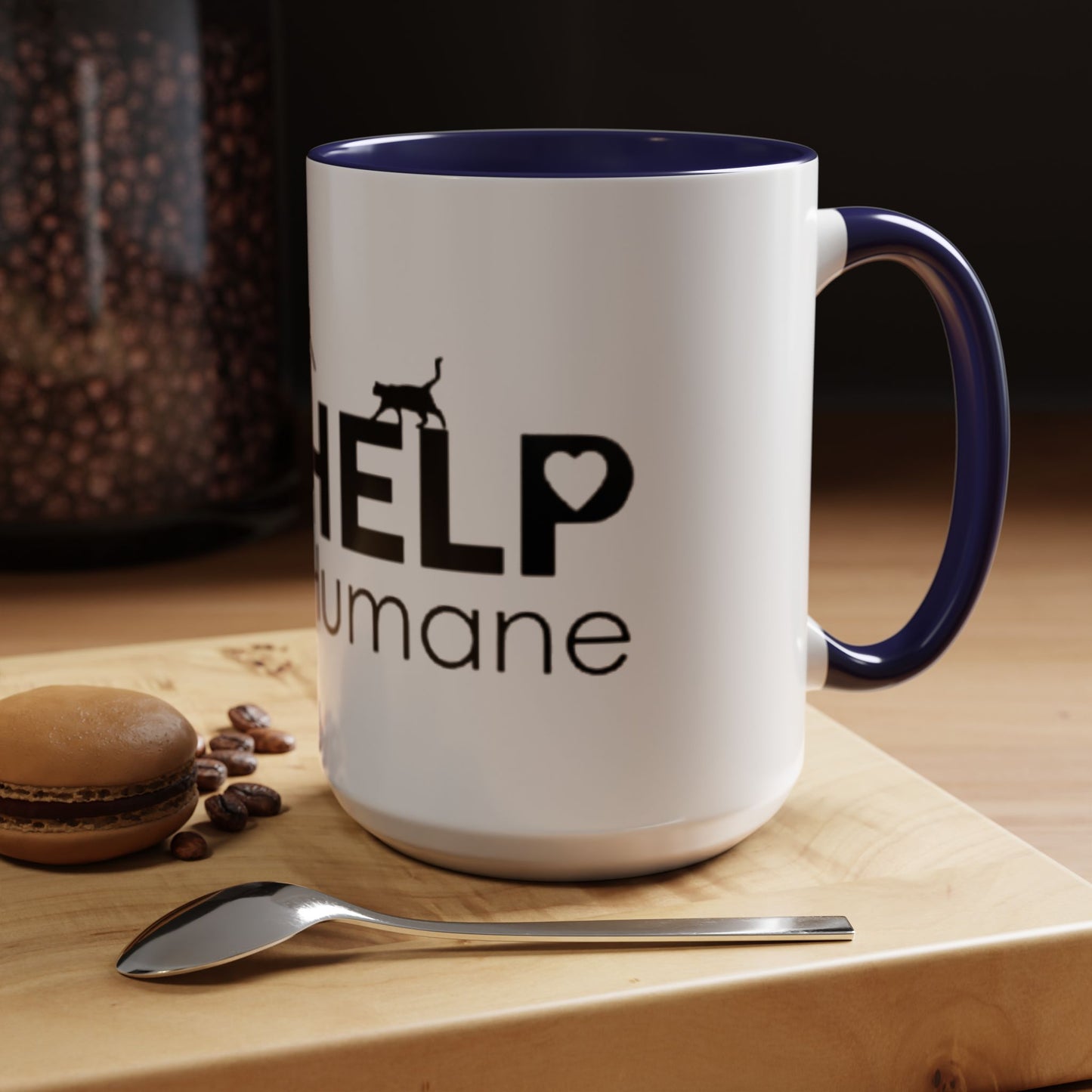 HELP Humane Society Coffee Mug — Donate & Support Pet Rescue (11/15oz)