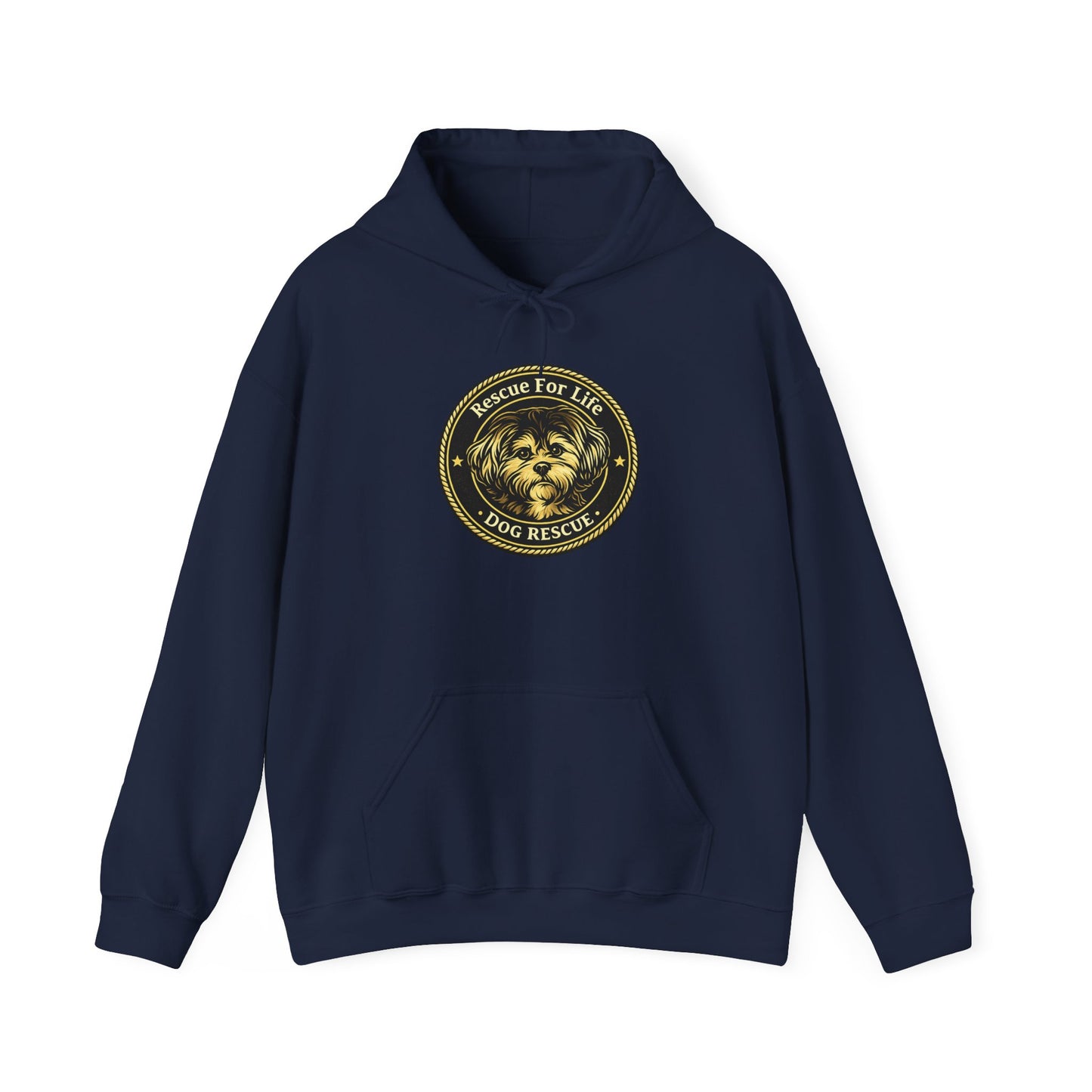 Rescue for Life Dog Rescue Hoodie "Badge" Collection