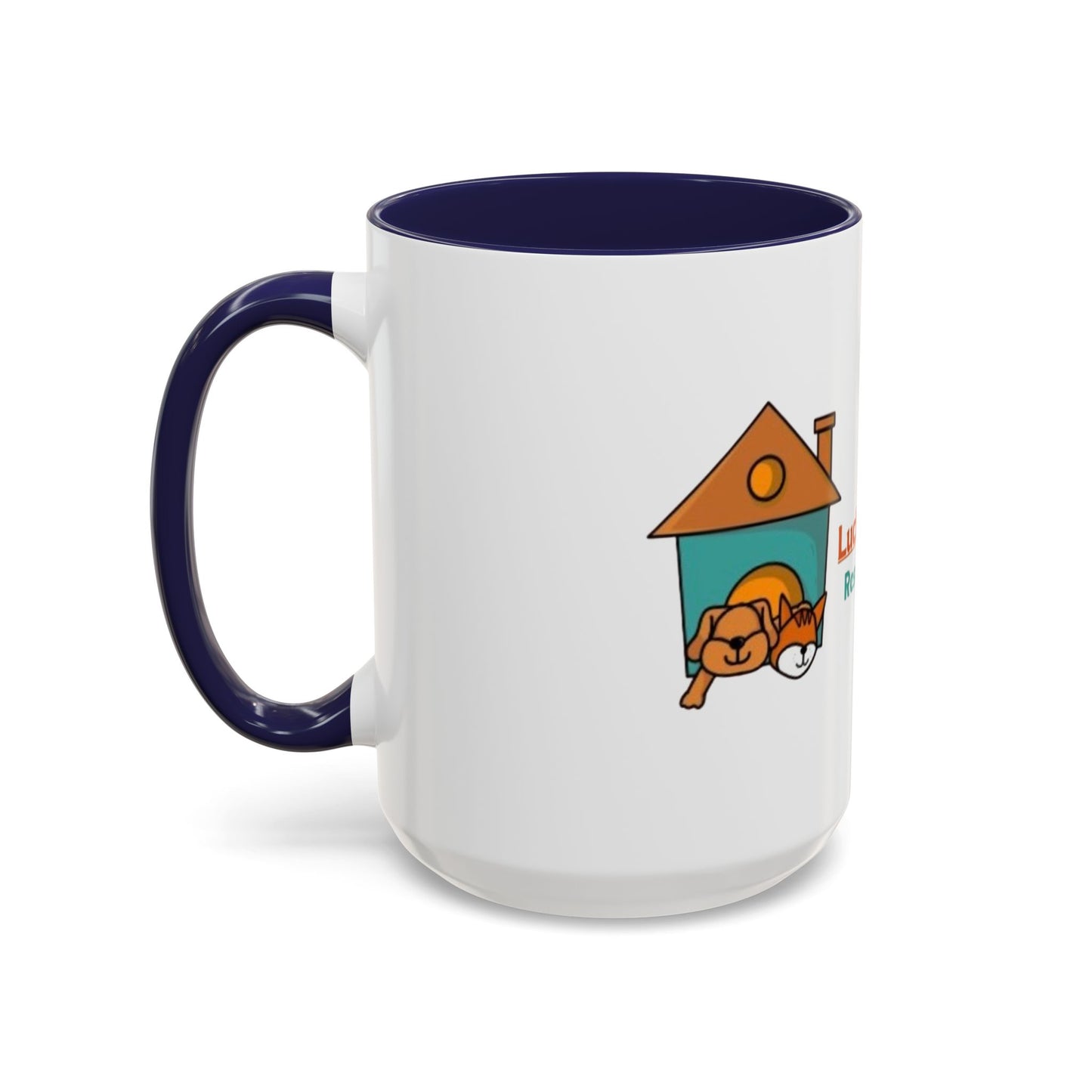 Lucky's Legacy Rescue Coffee Mug — Rescue • Foster • Adopt Accent Mug