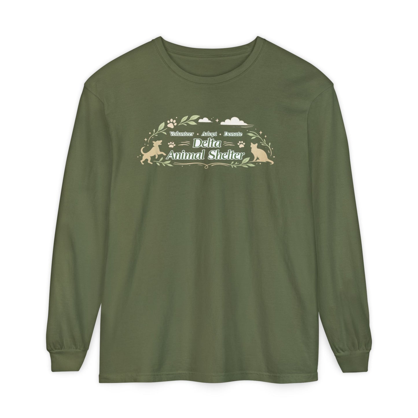 Delta Animal Shelter Long Sleeve "Eco Style" Collection Tee (Internal)