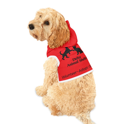 Delta Animal Shelter Volunteer • Adopt • Donate Red Dog & Cat Shelter Hoodie