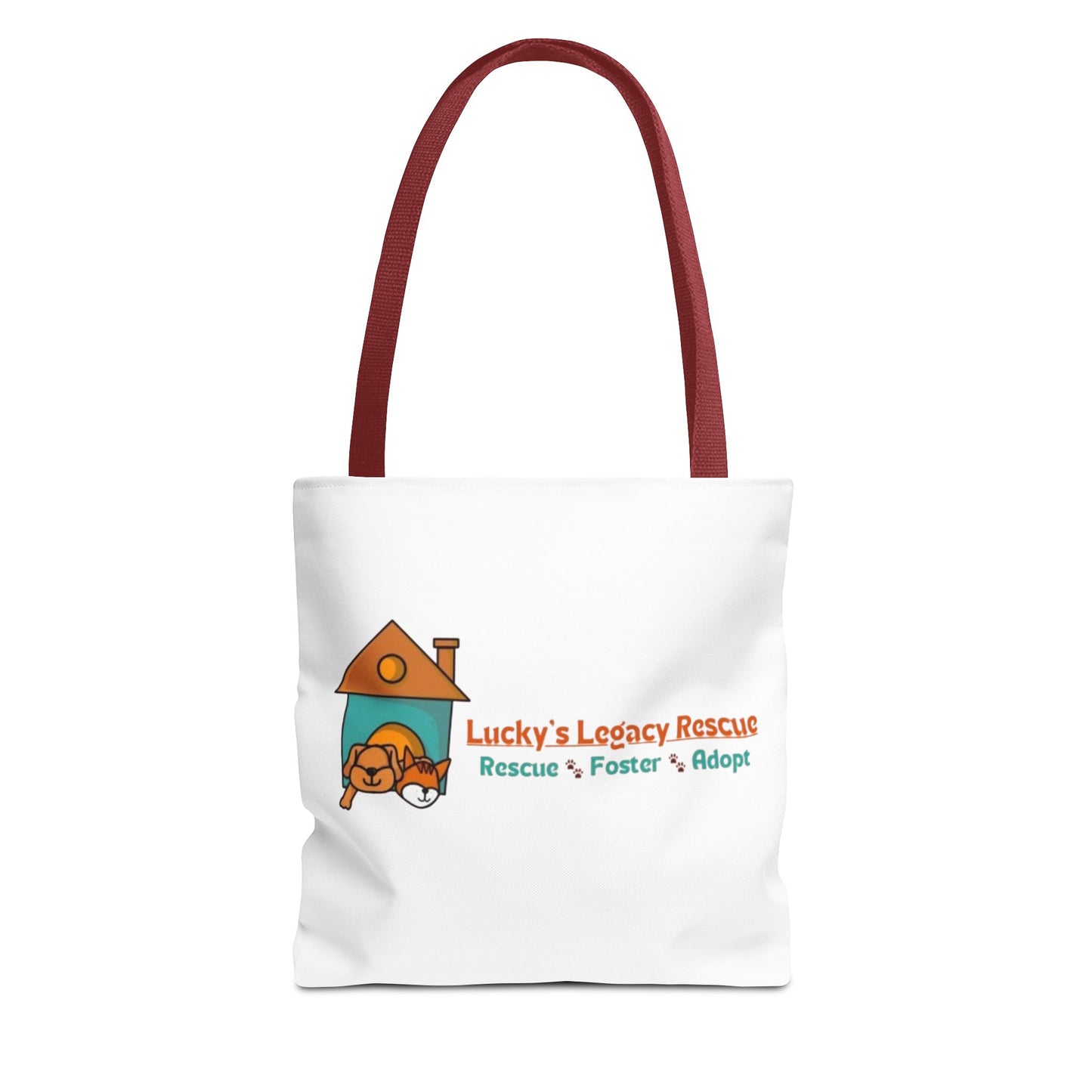 Lucky's Legacy Rescue Logo Tote (Rescue • Foster • Adopt)
