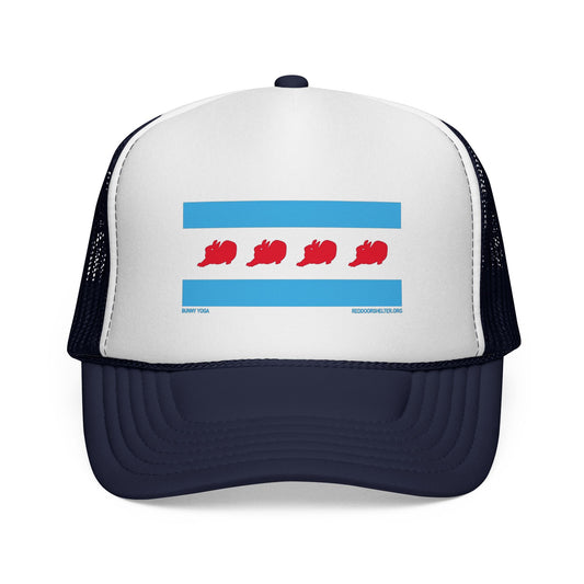 Red Door Bunny Yoga Collection Trucker Hat