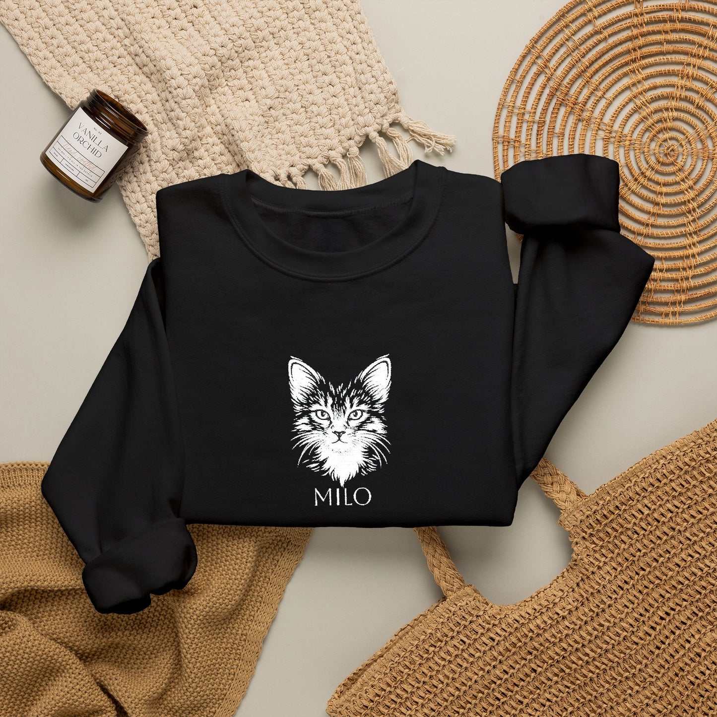 Personalized Embroidered Crewneck Sweatshirt