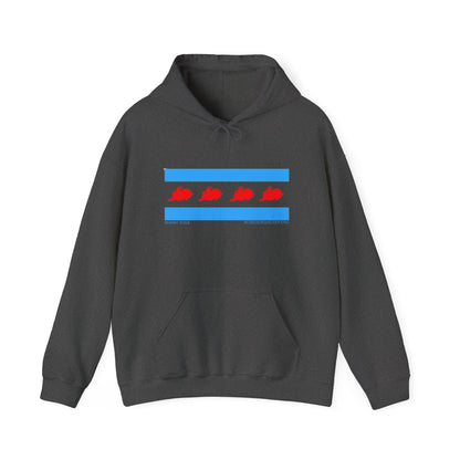 Chicago Skyline Hooded Sweatshirt