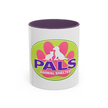 PALS Animal Shelter Accent Coffee Mug – 11/15oz Pet Rescue Logo Mug