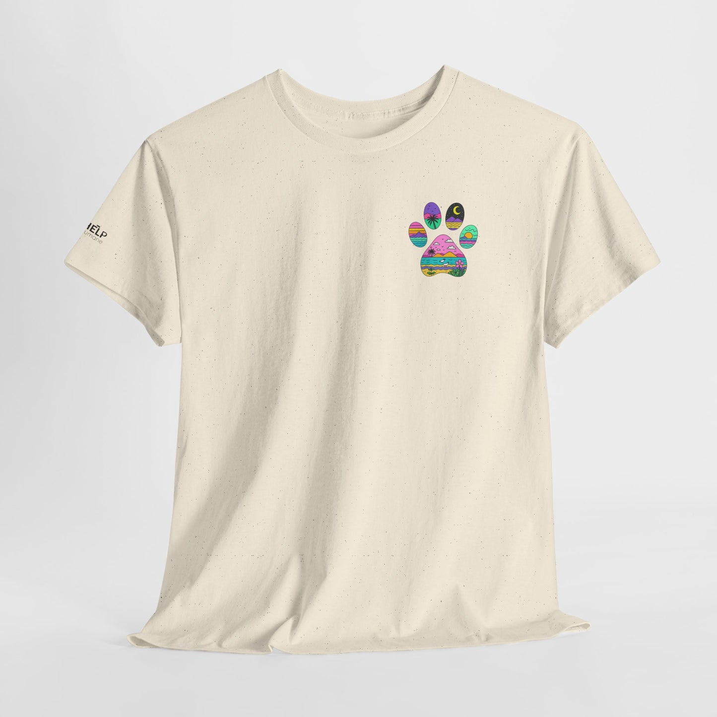 Help Humane Summer Paw Print T-Shirt