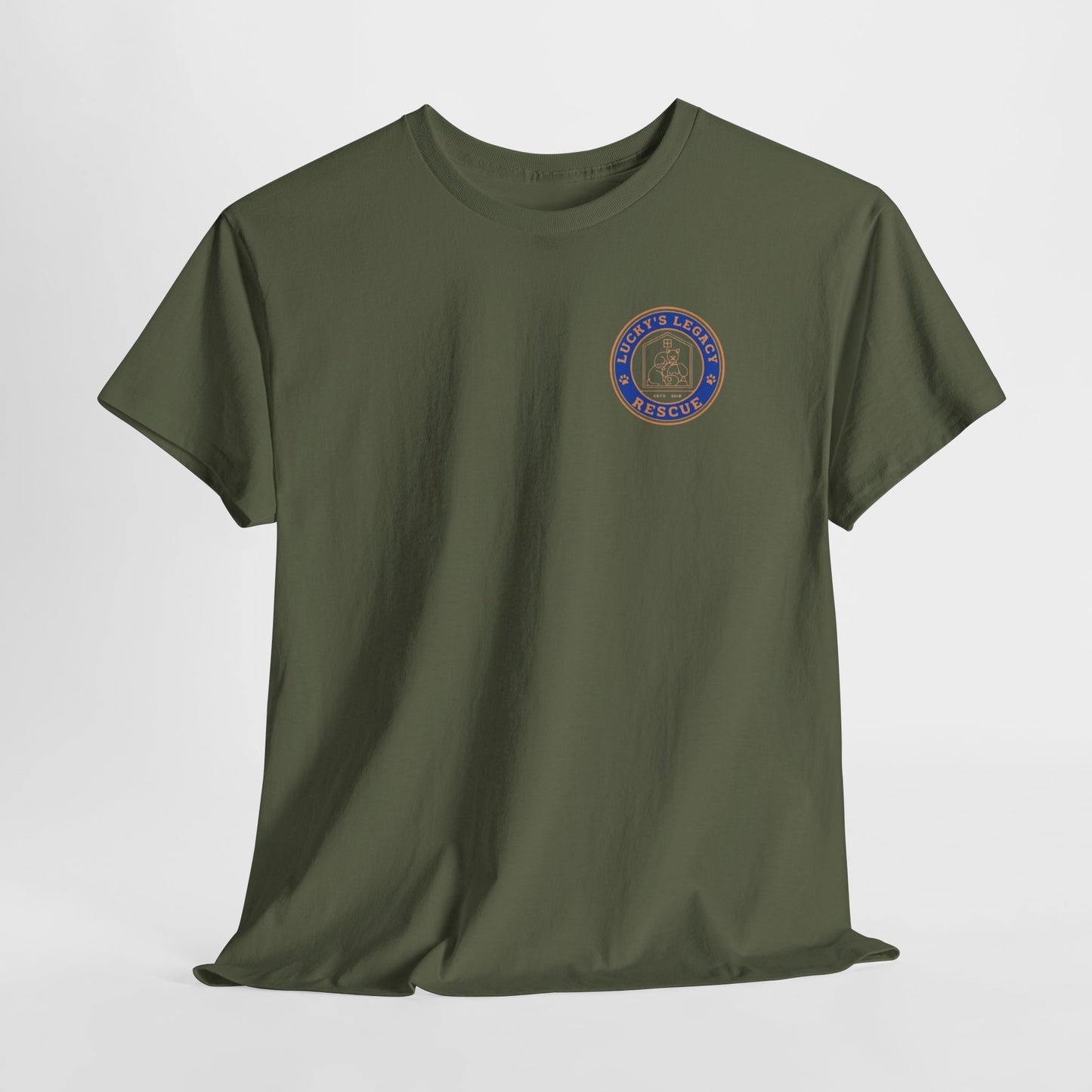 Lucky's Legacy Rescue Badge T-Shirt