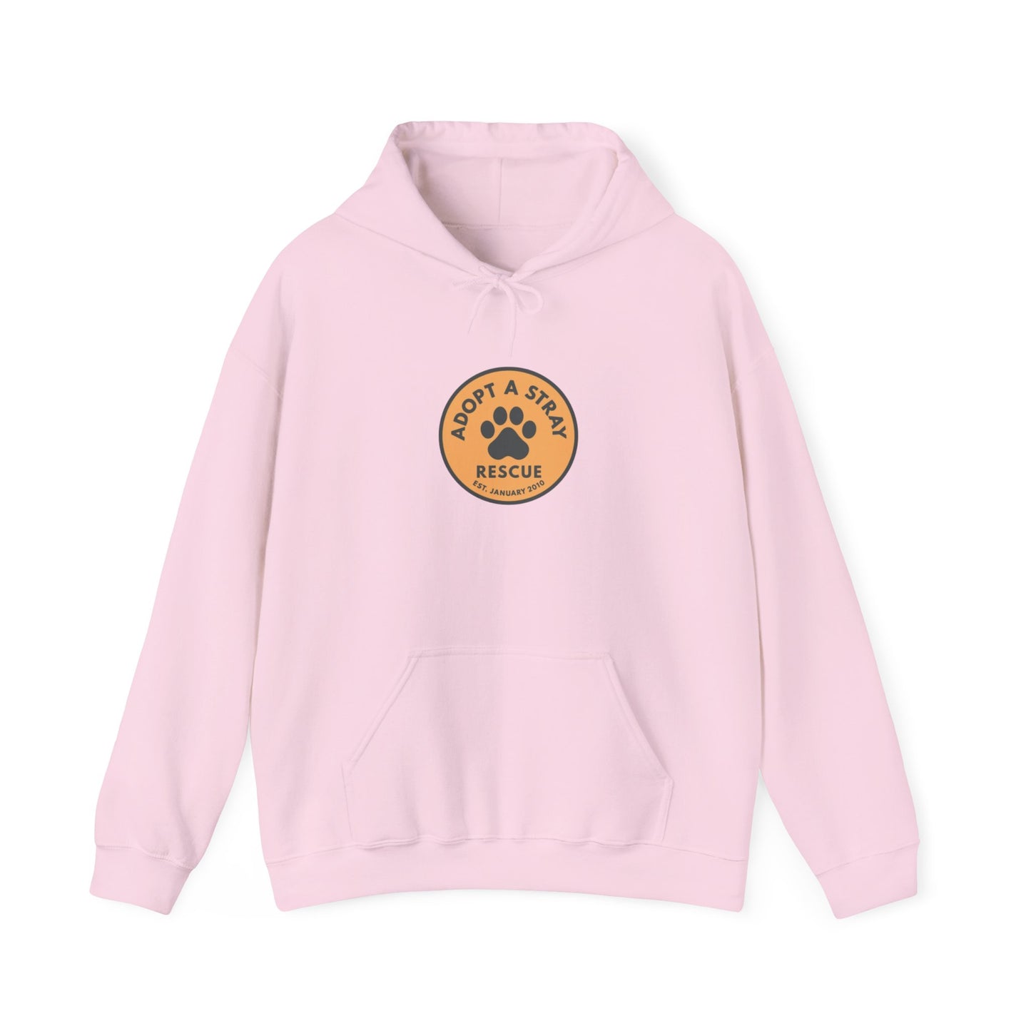 Adopt a Shelter Rescue Hoodie — Paw Print Animal Rescue Support Sweatshirt