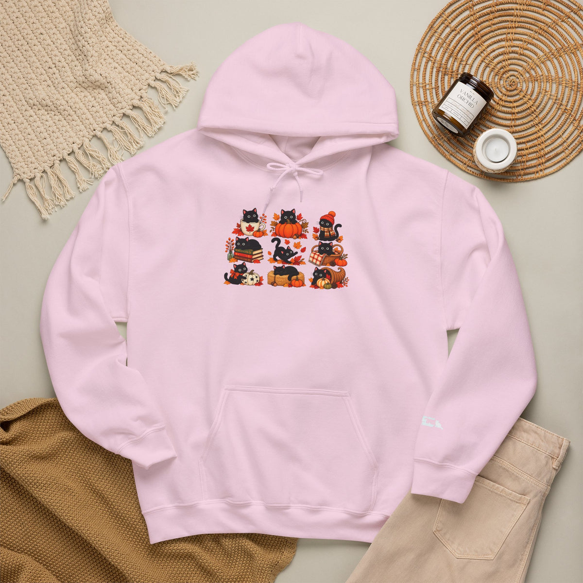 Delta Animal Shelter Halloween Cats Graphic Hoodie