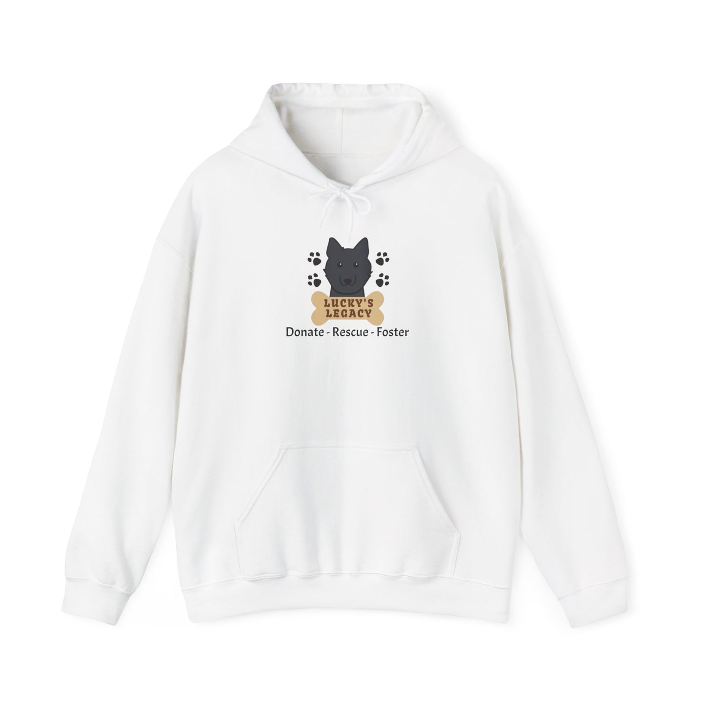 Lucky's Legacy Rescue Hoodie - Donate Rescue Foster