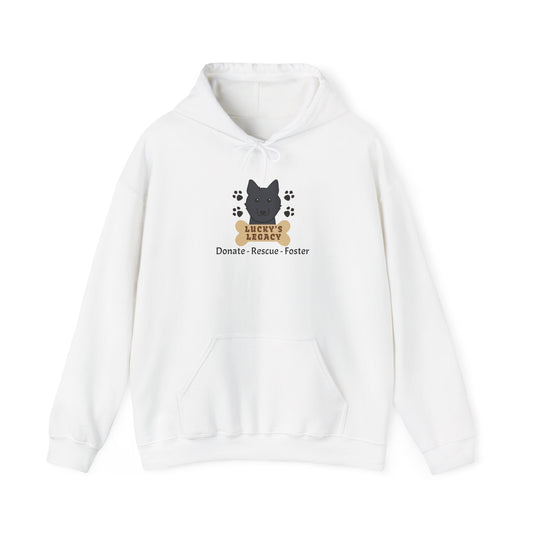 Lucky's Legacy Rescue Hoodie - Donate Rescue Foster