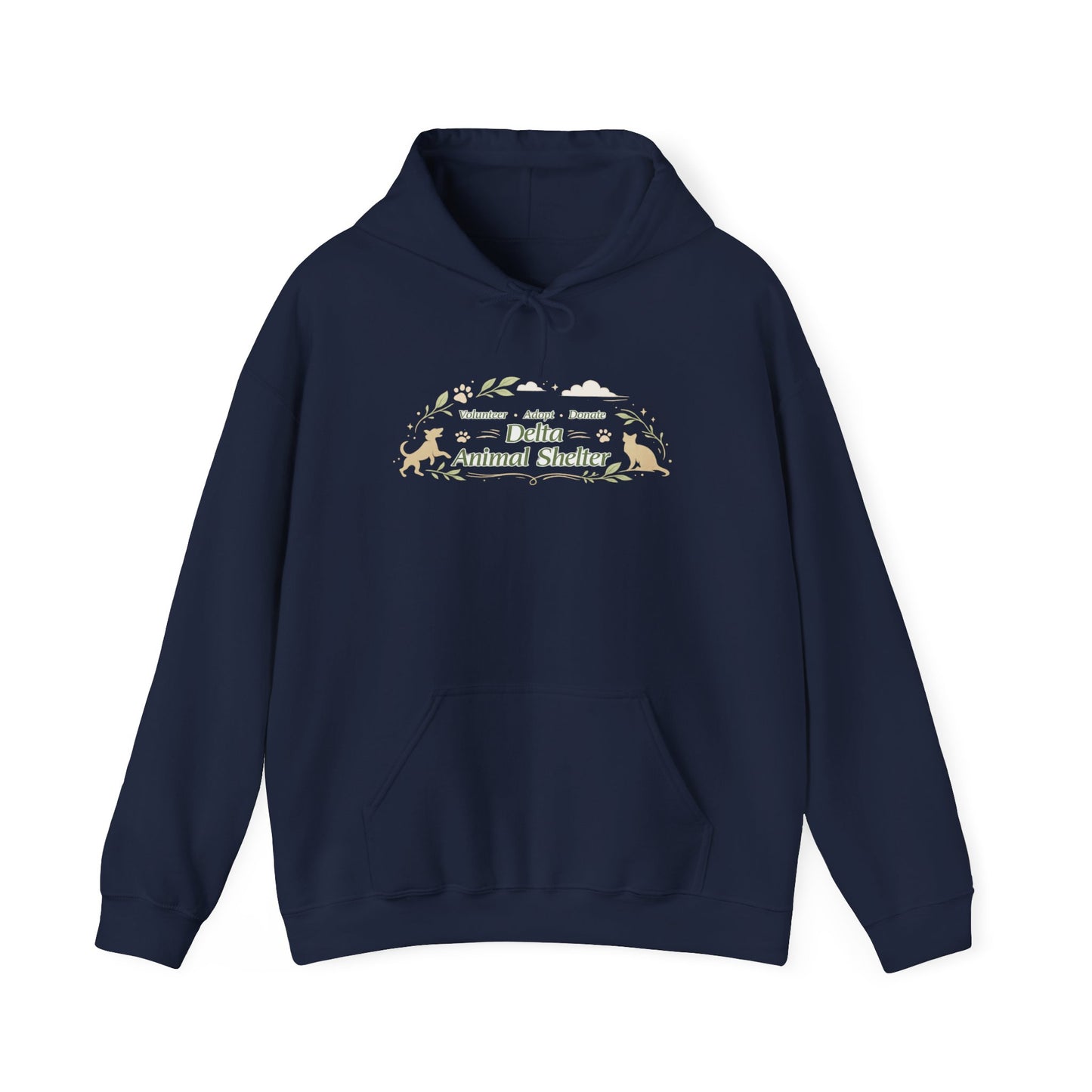 Delta Animal Shelter "Eco Collection" Hoodie — Support Your Shelter (Internal)