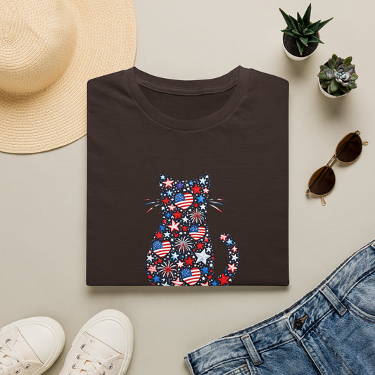 Delta 4th of July Kitty Cotton T-Shirt