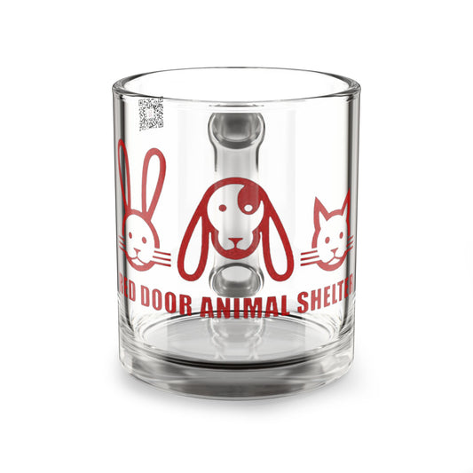 Red Door Shelter Glass Mug — Animal Shelter Fundraiser 10oz