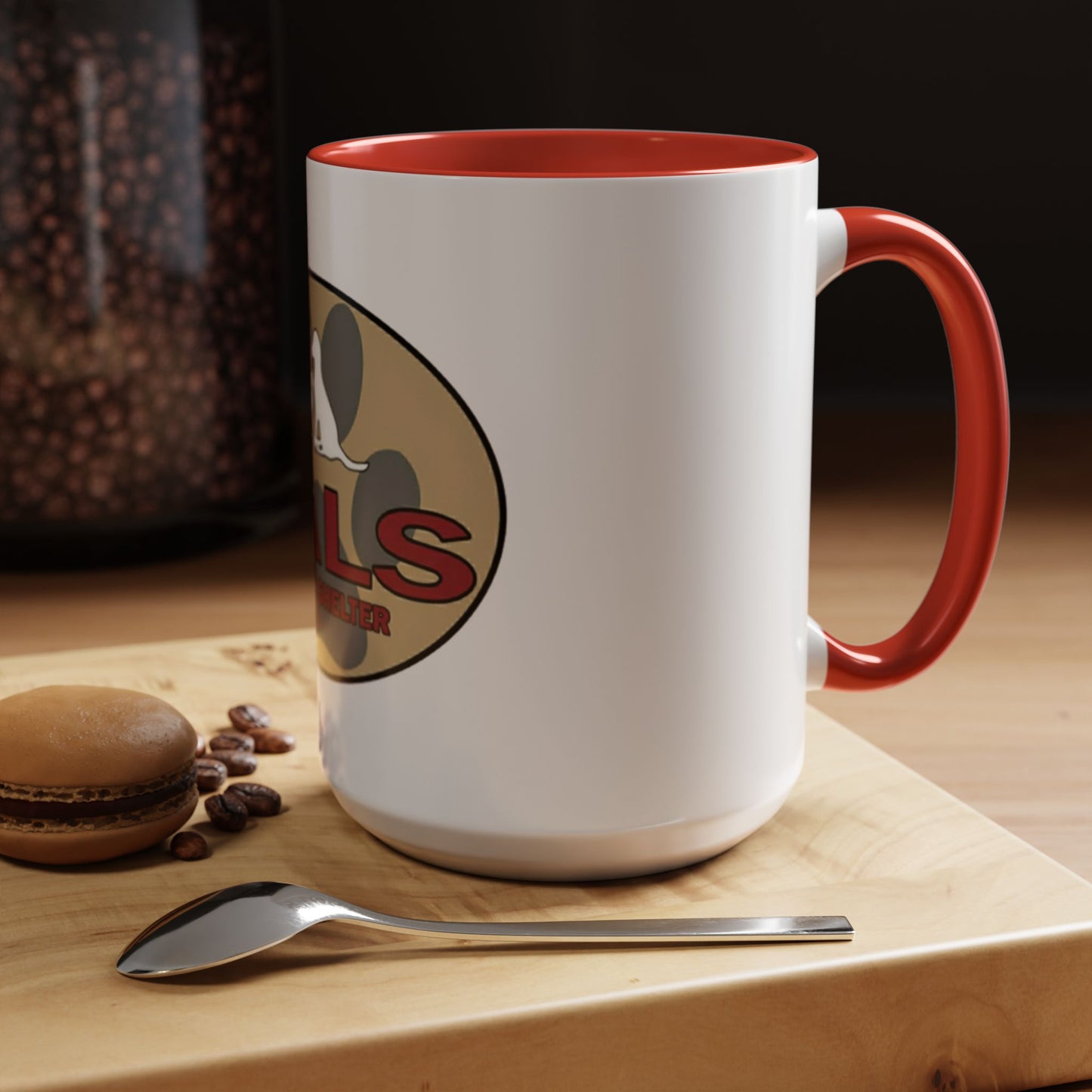 PALS Animal Shelter Coffee Mug – Paw Print Rescue Supporter 11/15oz