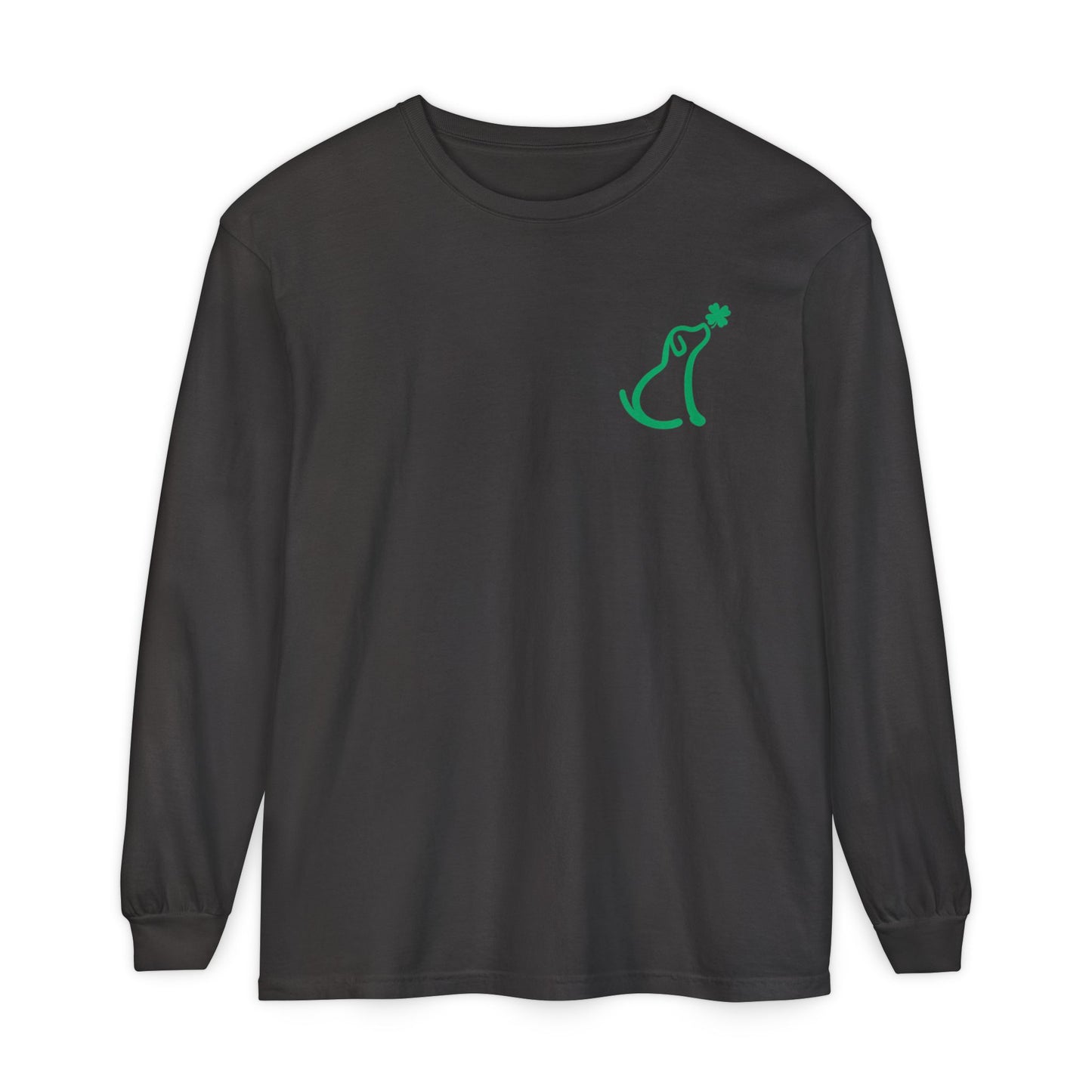 Staff Inventory Delta Animal Shelter Long Sleeve St. Patrick's Day Green Dog
