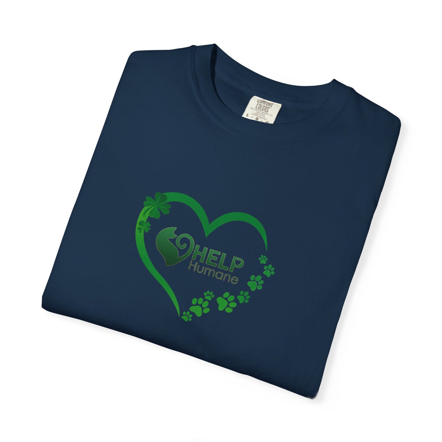 HELP Humane St. Patrick's Day T-Shirt - Heart and Paws