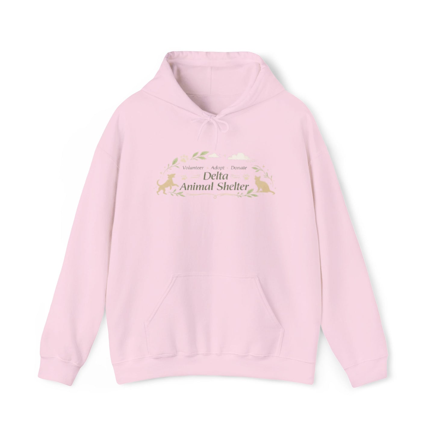 Delta Animal Shelter "Eco Style" Unisex Heavy Blend™ Hooded Sweatshirt