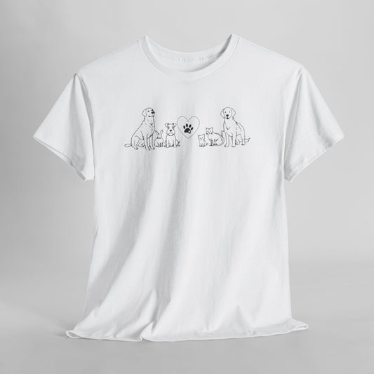 Delta Animal Shelter "Line Art" Collection - Logo on Back