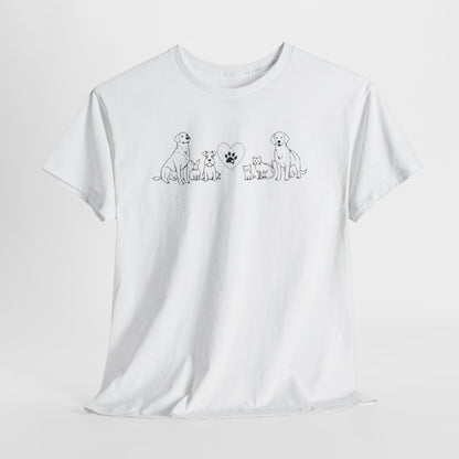 Delta Animal Shelter Line Animal Art T-Shirt (Internal)