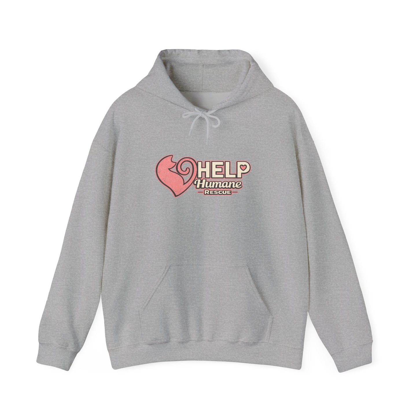 NEW! Retro Style Help Humane Fundraising Hoodie
