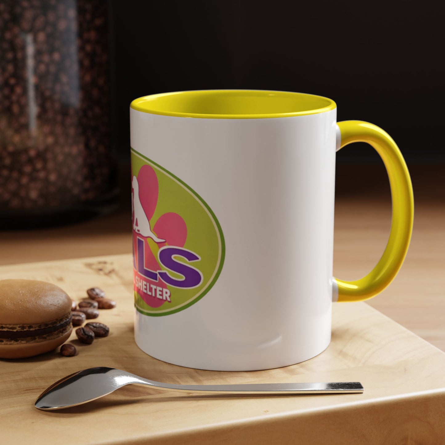 PALS Animal Shelter Accent Coffee Mug – 11/15oz Pet Rescue Logo Mug