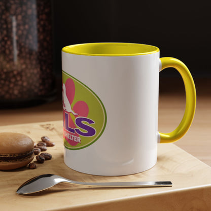 PALS Animal Shelter Accent Coffee Mug – 11/15oz Pet Rescue Logo Mug