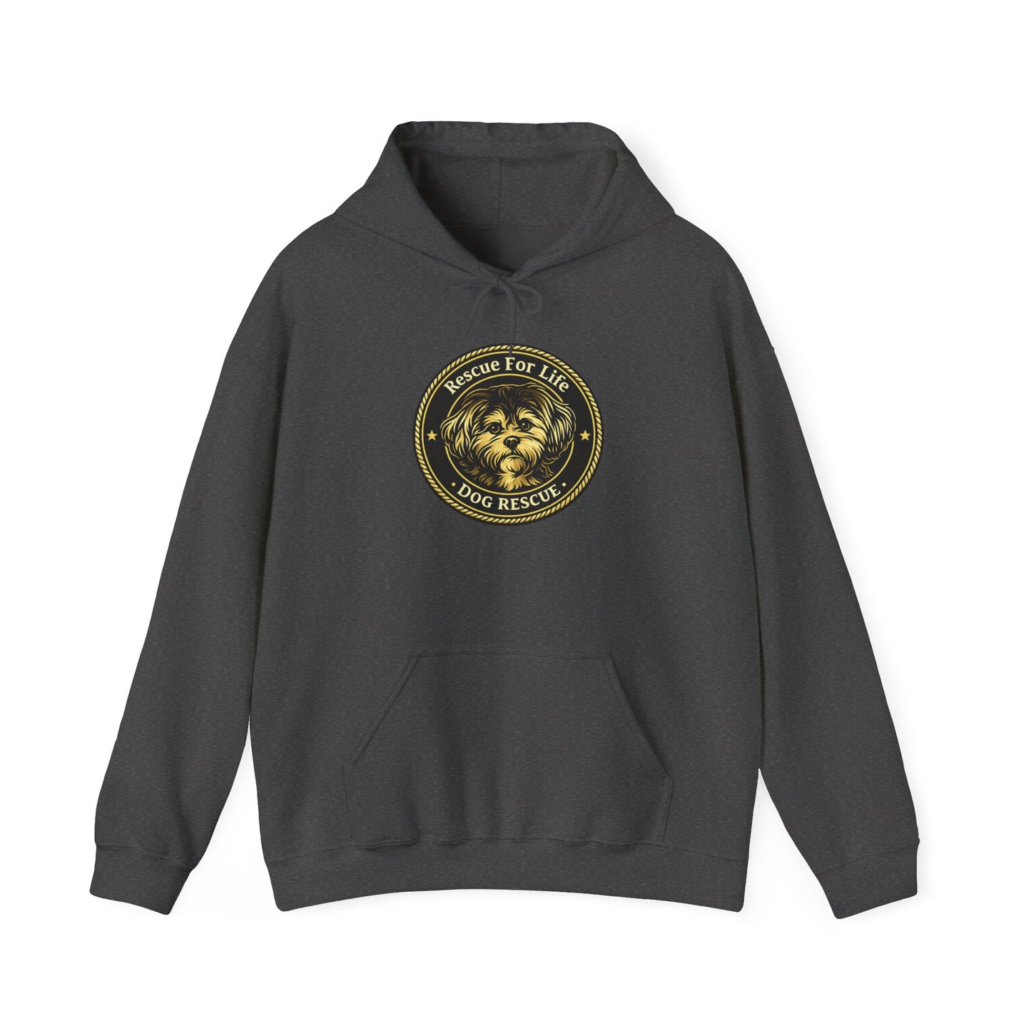 Rescue for Life Dog Rescue Hoodie "Badge" Collection