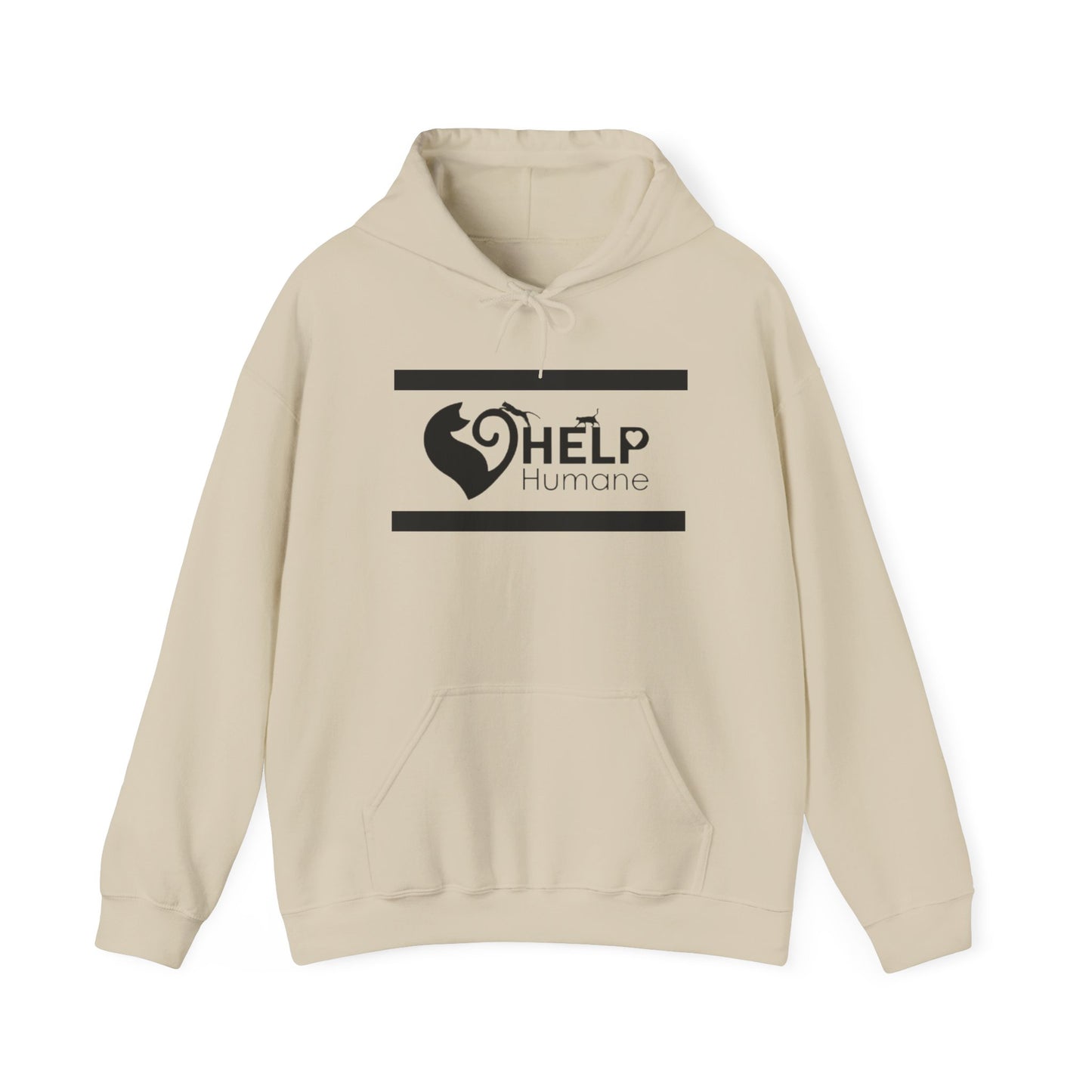 HELP Humane Youth Hoodie - Block Design