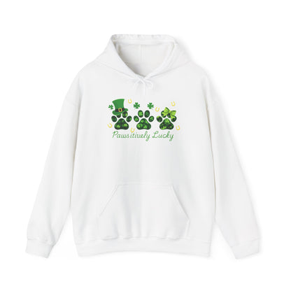 Staff Inventory Delta Animal Shelter Paws-itevely Lucky Hoodie - Delta Logo on Back
