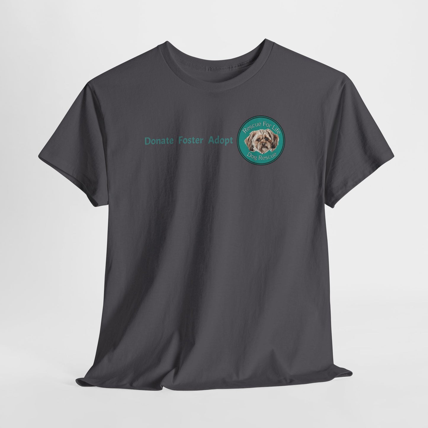 Rescue for Life - Dog Adoption Awareness T‑Shirt