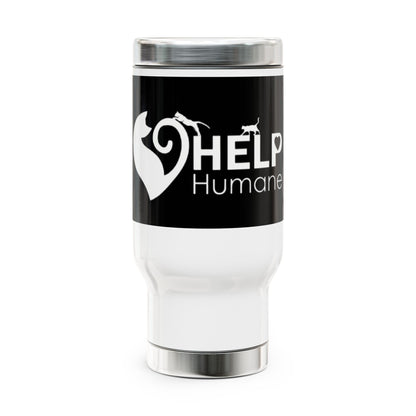 Help Humane Society 14oz Stainless Steel Travel Mug with Handle