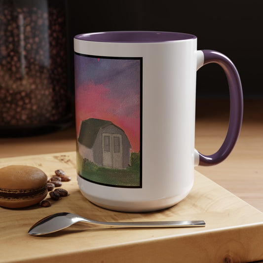 McKenna Sunset Barn Accent 15oz Coffee Mug