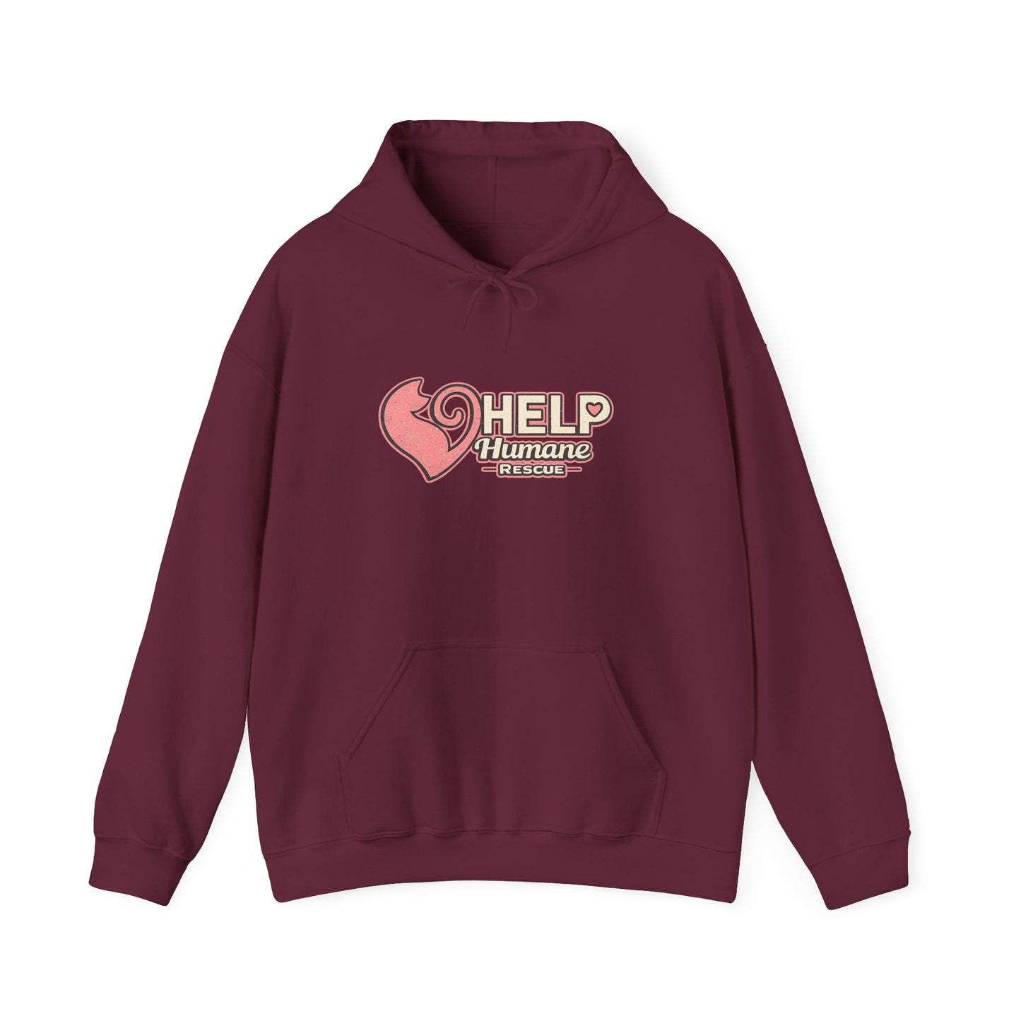 NEW! Retro Style Help Humane Fundraising Hoodie