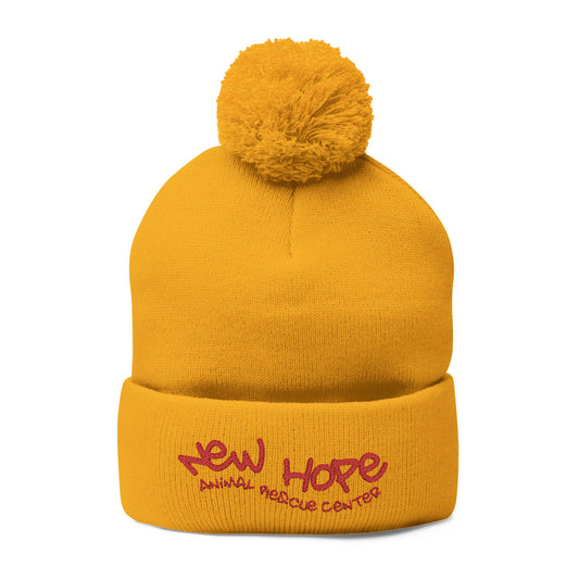 New Hope Knit Winter Hat Embroidered